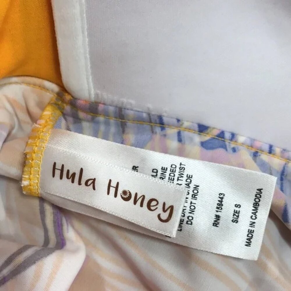 Hula Honey Juniors' Strappy Tank SWIM TOP - Picture 6 of 7